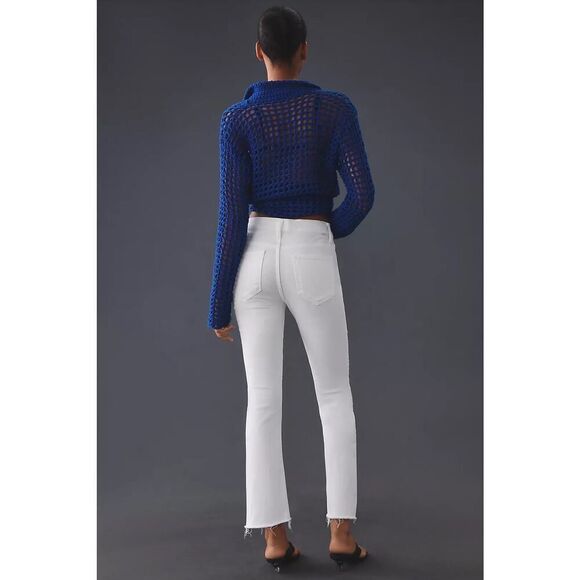 MOTHER The Insider Crop Step Fray Jeans FAIREST OF THEM ALL 28” - Picture 4 of 15